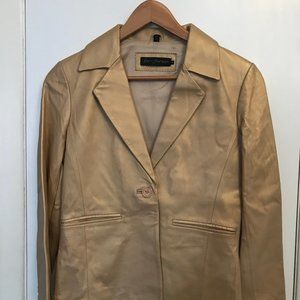 Rem Garson Light Brown Leather Jacket